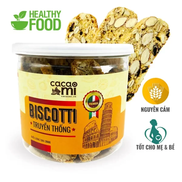 B2T - Biscotti nguyên cám truyền thống 200g