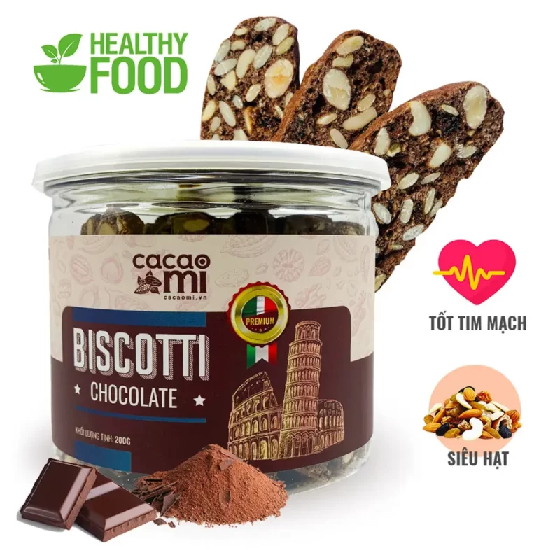 B2T - Biscotti nguyên cám vi chocolate 200g