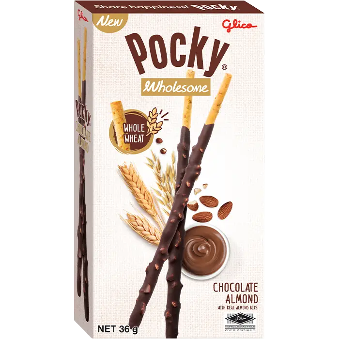 B2T - Glico Pocky vi chocolate hạnh nhân 36g