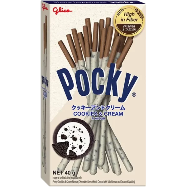 B2T - Glico Pocky vi kem cookies & cream 40g