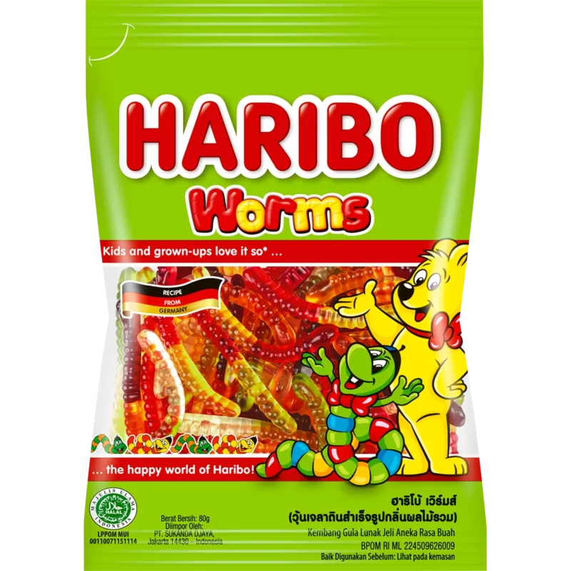 B2T - Haribo Worms 80g