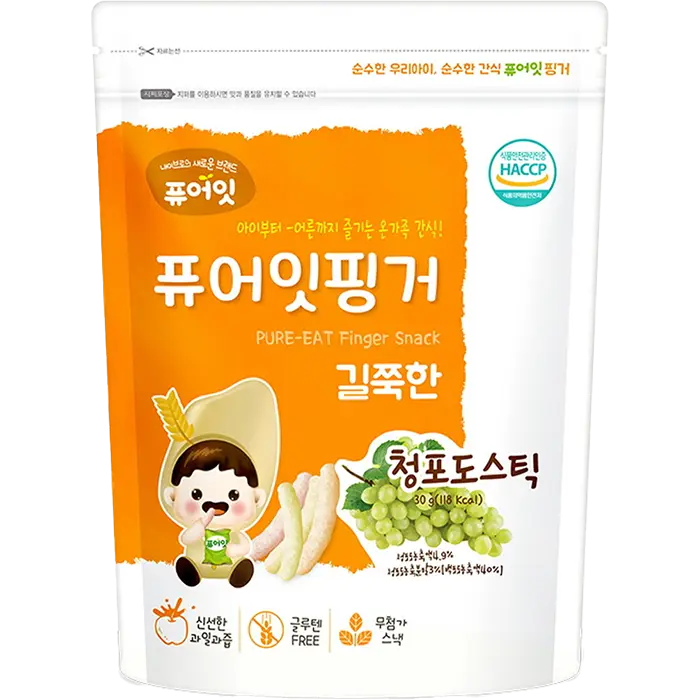 B2T - Naebro Pure Eat dạng que vị nho xanh