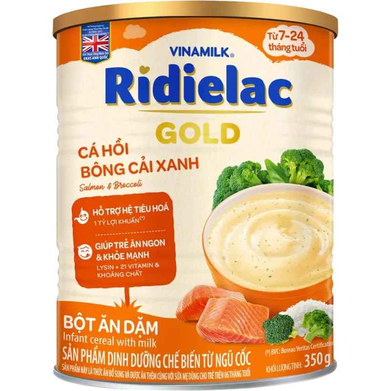 B2T - RiDielac Gold cá hồi bông cả xanh 350g