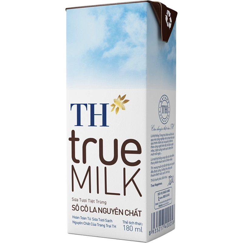 Sữa tươi tiệt trùng TH true MILK socola 180ml