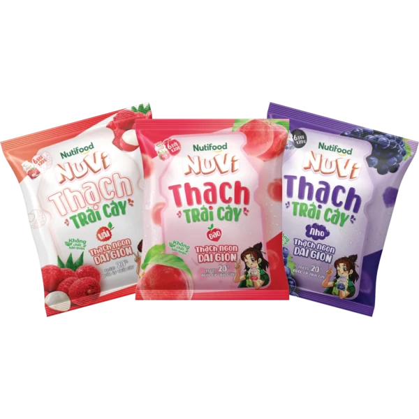 Thạch trái cây Nuvi 120g